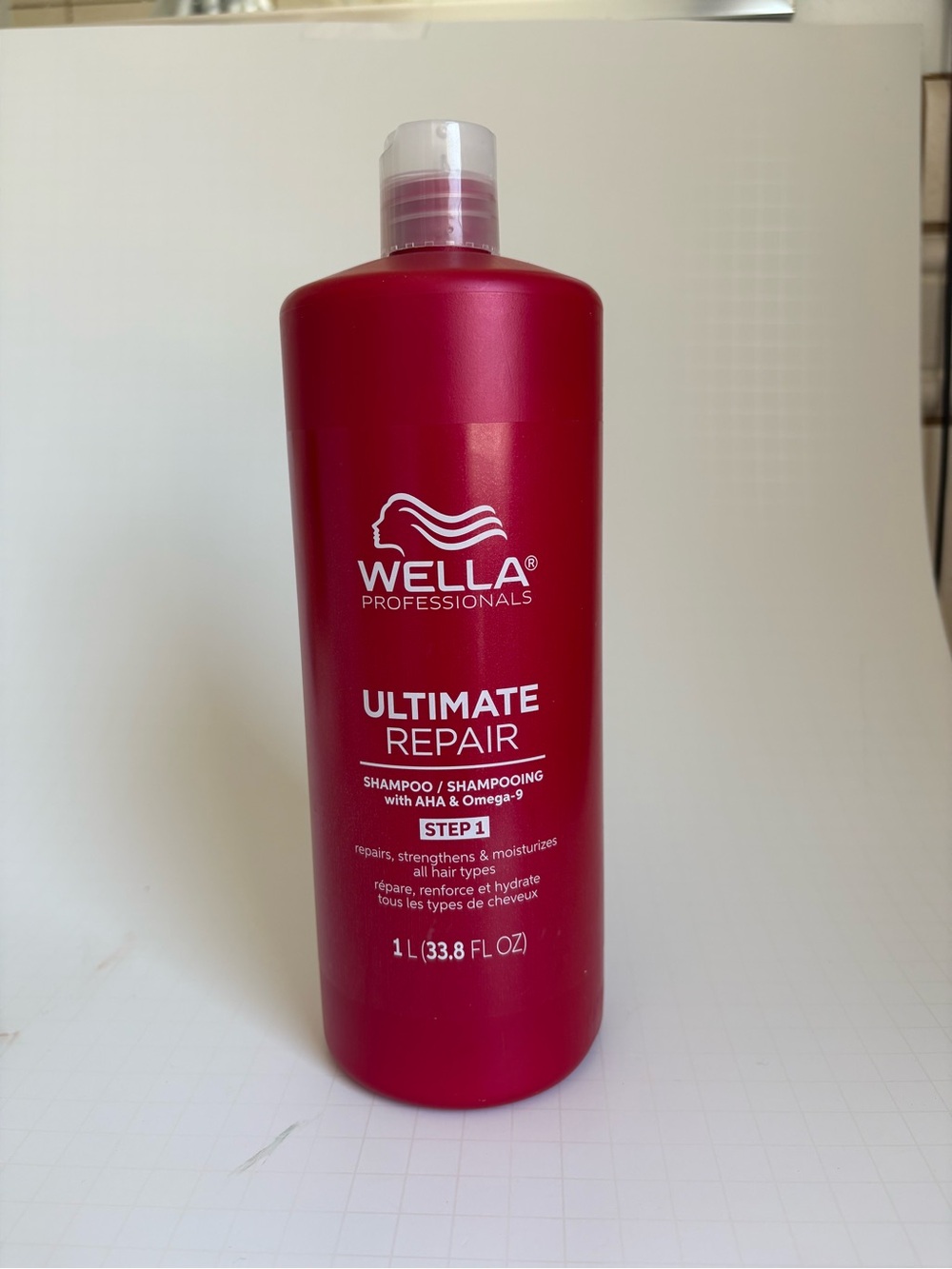 Wella Ultimate Repair Shampoo - Deep Red Bottle